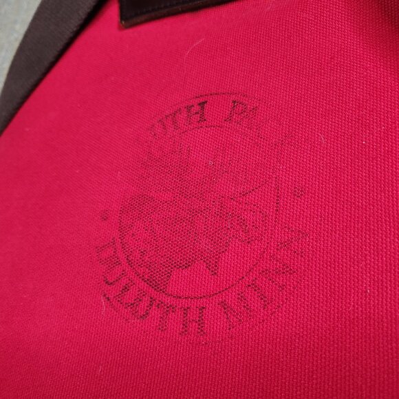 Duluth Pack Canvas Laptop Scoutmaster Backpack - Red - Picture 6 of 11